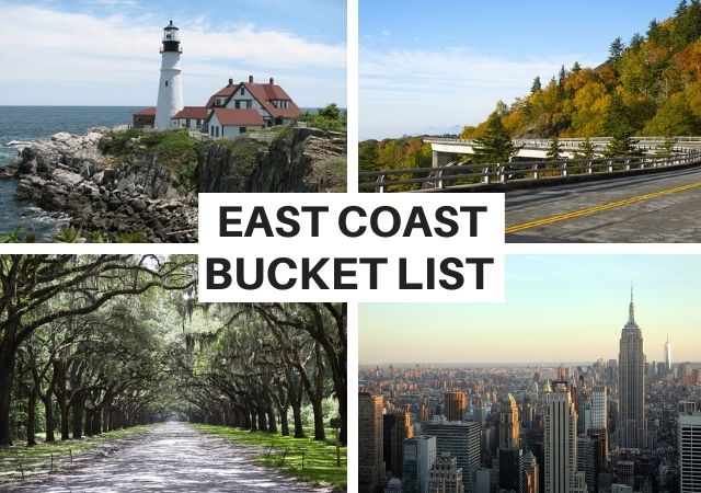 east coast tourist attractions